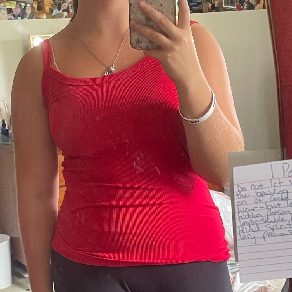 Red, size medium, bought from Walmart